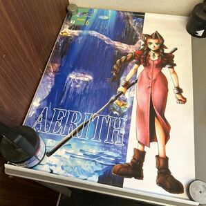 ⑧ ポスター ファイナルファンタジーⅦ バンプレキャラポスター No.6 1997 FFⅦ FF7 FINAL FANTASY VII AERITH エアリス B2サイズの画像1