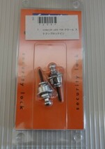 【未開封】SCHALLER ( シャーラー )SECURITY LOCK　ストラップロックピン　クローム　Made In Germany_画像1