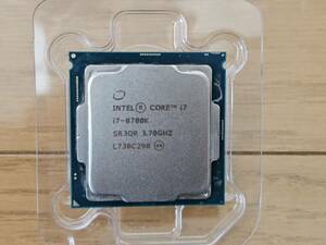 CPU Intel Core i7 8700K 動作確認済み【送料無料】