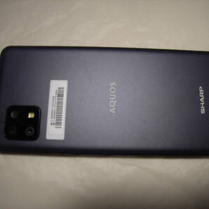 SHARP AQUOS sense6 SH-M19AXB SIMフリースマートフォン ブラック 美品の画像2