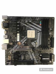 【中古】マザーボード BIOSTAR B450GT3/AMD Ryzen 3 3100 CPU 2点セット