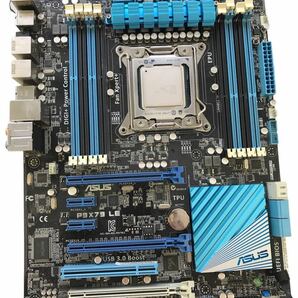 【中古】マザーボード ASUS P9X79 LE/CPU INTEL CORE i7-3820 2点セット 20240410の画像1