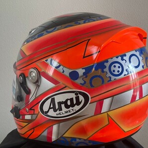新品！ Arai ヘルメット アライSK-6PED レーシングカート用 オリジナルフルペイント済み サイズ59-60の画像3