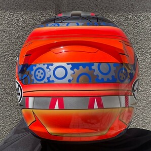 新品！ Arai ヘルメット アライSK-6PED レーシングカート用 オリジナルフルペイント済み サイズ59-60の画像4