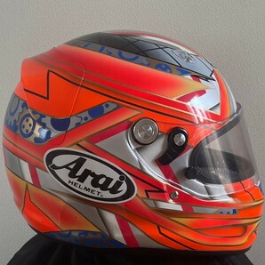 新品！ Arai ヘルメット アライSK-6PED レーシングカート用 オリジナルフルペイント済み サイズ59-60の画像6