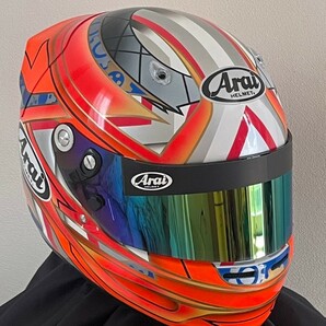 新品！ Arai ヘルメット アライSK-6PED レーシングカート用 オリジナルフルペイント済み サイズ59-60の画像7