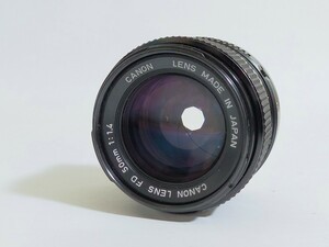 ★良品★キャノン CANON LENS FD 50mm F1.4 #133