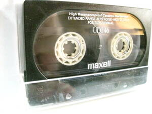 使用済み　中古　カセットテープ　日立Maxell　UD1　Type1　ノーマル　46分　1本　爪あり　No693　