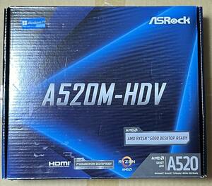 ASRock A520M-HDV AM4 mATXマザーボード