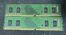 SK hynix DDR4-2666 4GB 2枚組(8GB) デスクトップメモリ HMA851U6CJR6N-VK ②_画像2