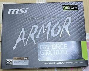 MSI NVIDIA GeForce GTX 1070 ARMOR 8G OC