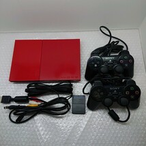 PlayStation2 SCPH-90000 シナバーレッド_画像1