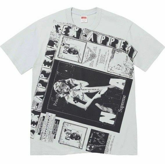 24SS WEEK9 Supreme Collage Tee "Cement" L