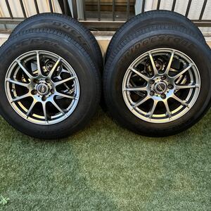 【超美品】Pajero Mini 16 Inch化 シュナイダー STAG アルミ Bridgestone デザートデューラーH/T Tires