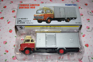 T8【TOMICA TOMYTEC LV-N243a 日野レンジャーKL545 パネルバン 1/64】ミカリミテッド ヴィンテージネオラック ミニカー