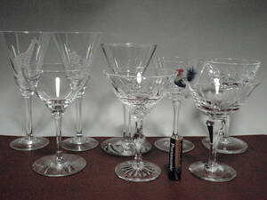  cocktail glass 8 piece set 