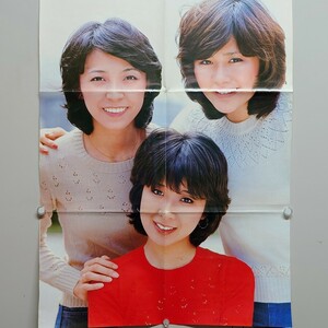 昭和レトロ 1978年 キャンディーズ 当時物 ポスター 当時の非売品ポスター 希少品（CANDIES 伊藤蘭 田中好子 藤村美樹 アイドル）