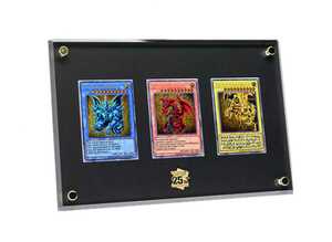 kb2289 free shipping! Yugioh official card game 25 anniversary commemoration commodity [ three illusion god ] special card set ( made of stainless steel ) limited goods 