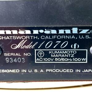 maranz マランツ Model 1070 100V プリメインアンプ  音出し確認済の画像5
