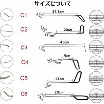 Richday 6本ツールセット 板金ハンマー ボディ 凹み補修 車 具 車の 押し出し デントリペアツール 車 122_画像2