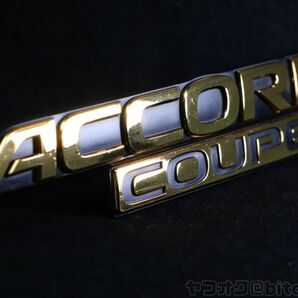 【ホンダ純正】CB7 CD7 アコードクーペ用 ゴールドエンブレム HONDA ACCORD COUPE GOLD EMBLEM 08F20-SV2-00001 未使用 現状 当時モノ レアの画像1