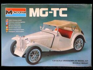 【モノグラム】1/24 MG-TC ブリティッシュスポーツカー MONOGRAM BRITISH SPORTS CAR 完全未開封(FS) 未組立 当時モノ 1982年版 レア