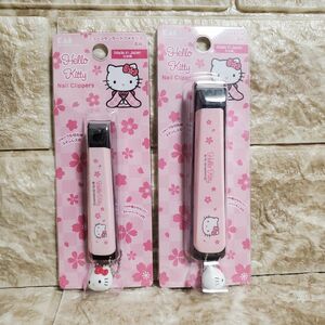 花桜S&Mセット 爪切り 花桜　ハローキティ サンリオ ツメキリ 貝印 日本製