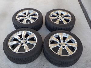 美品　レクサス　ＧＳ３５０　４５０　純正ホイール　ガンメタ　7.5Ｊ off45 PCD114.3 アイスガードIG50　225/50R17　