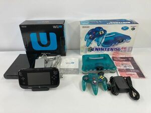 A11-259-0423-034【中古】任天堂64セット・WIIUセット　まとめ売り　1スタ