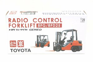 2S735☆トヨタ TOYOTA☆ フォークリフト GENEO ラジコン 1/20 非売品 ノベルティ 未使用品 【ニューポーン】