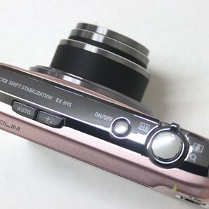 1D372 CASIO カシオ EXILIM コンパクト デジタルカメラ EX-H15 ピンク 動作確認済み【ニューポーン】の画像7