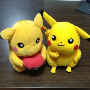 《送料込み》ポケモン　ピカチュウ　ぬいぐるみ　２個まとめて　昭和レトロ　ポケットモンスター　コレクション　1998年　当時物　初期？