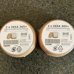 IKEAコースター　コルク　９㎝　4個