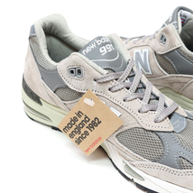 NEW BALANCE M991GL GRAY GREY SUEDE MADE IN ENGLAND US8.5 26.5cm ( ニューバランス M991 グレー スエード UK製 )_画像7