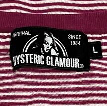 【人気】HYSTERIC GLAMOUR　ヒステリックグラマー　HYS DEVIL pt ポケ付Tシャツ　ボーダー柄　リンガーネック　ヒスデビル　02182CT32_画像8