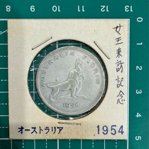 オーストラリア　フローリン　1954年　コレクション　硬貨　外国コイン　古銭　海外