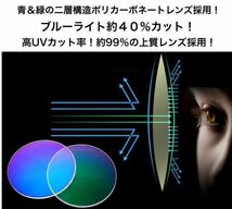 +2.0 ブルーライトカット老眼鏡 リーディング シニアグラス メガネ メンズ レディース UVカット ウェリントン スクエア フルリム 男女 黒_画像2