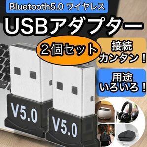 Bluetooth USB アダプター ドングル 2個 USBアダプター 無線 通信 小型 バルク ブルートゥース レシーバー ワイヤレス 受信 Windows10 8 7の画像1