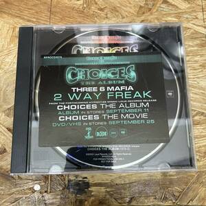 ◎ HIPHOP,R&B THREE 6 MAFIA - 2 WAY FREAK INST,シングル CD 中古品