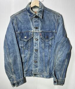 70s 80s LevI's 70505 ヴィンテージ デニムジャケット 4th 38 USA製 リーバイス Gジャン フォース スモール e 2ポケット