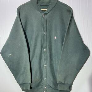 90s champion REVERSE WEAVE ヴィンテージ スナップスウェット チャンピオン リバース グリーン L USA製 RN26094の画像1