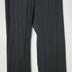 ISSEY MIYAKE 90s イッセイミヤケ プリーツ加工 ストレートパンツ M ブラック IM92-FF917 プリーツプリーズ PLEATS PLEASE me FETEの画像1