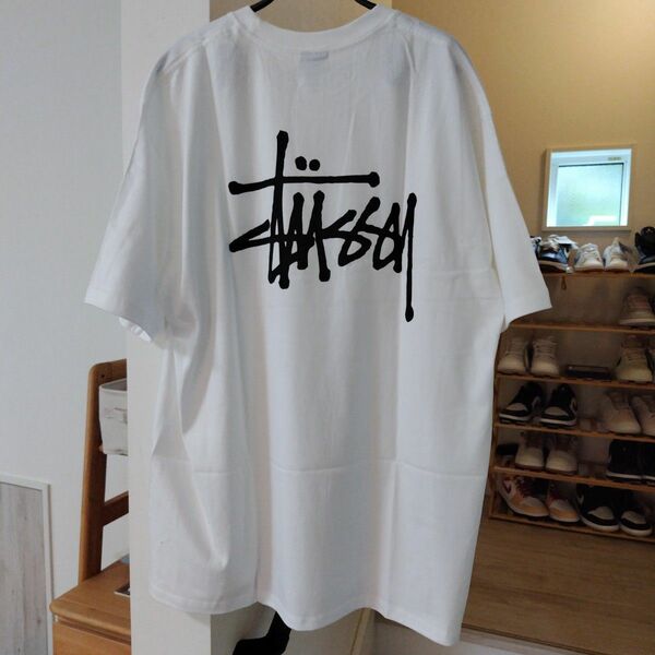 ベーシック　XL　白　STUSSY