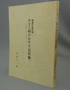 ☆特殊行政区域　みなと村のあゆみ　◆資料編　（市町村字史誌・戦後史・那覇市・琉球・沖縄）