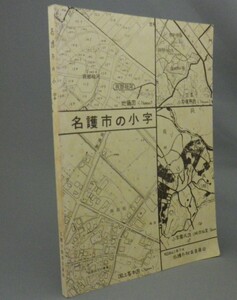 ☆名護市の小字　　◆名護市史研究資料　（地名・琉球・沖縄）