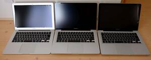 ★ジャンク送料無料★APPLE　MacBook3台　MacBook Pro/MacBook Pro/MacBook Air