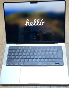 【1円スタート】Apple MacBookPro 14-inch シルバー Model No.A2442