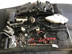 希少 XJR400R 4HM ヨシムラテンプメーター ボルト ナット フェンダーレスキット ミラー その他セット 検 RH02J xj400 BEET フレーム