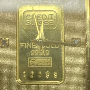 ELGIN エルジン FK-557 FINE GOLD 999.9 gold ingot 1g クォーツ 腕時計 h103の画像7