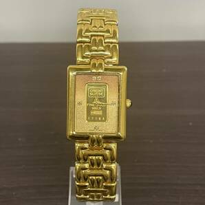 ELGIN エルジン FK-557 FINE GOLD 999.9 gold ingot 1g クォーツ 腕時計 h103の画像1